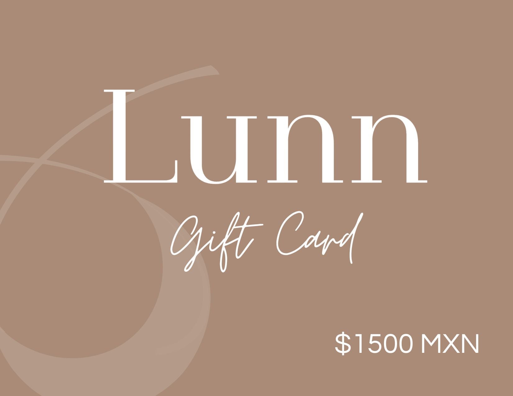 Gift Card de $1500