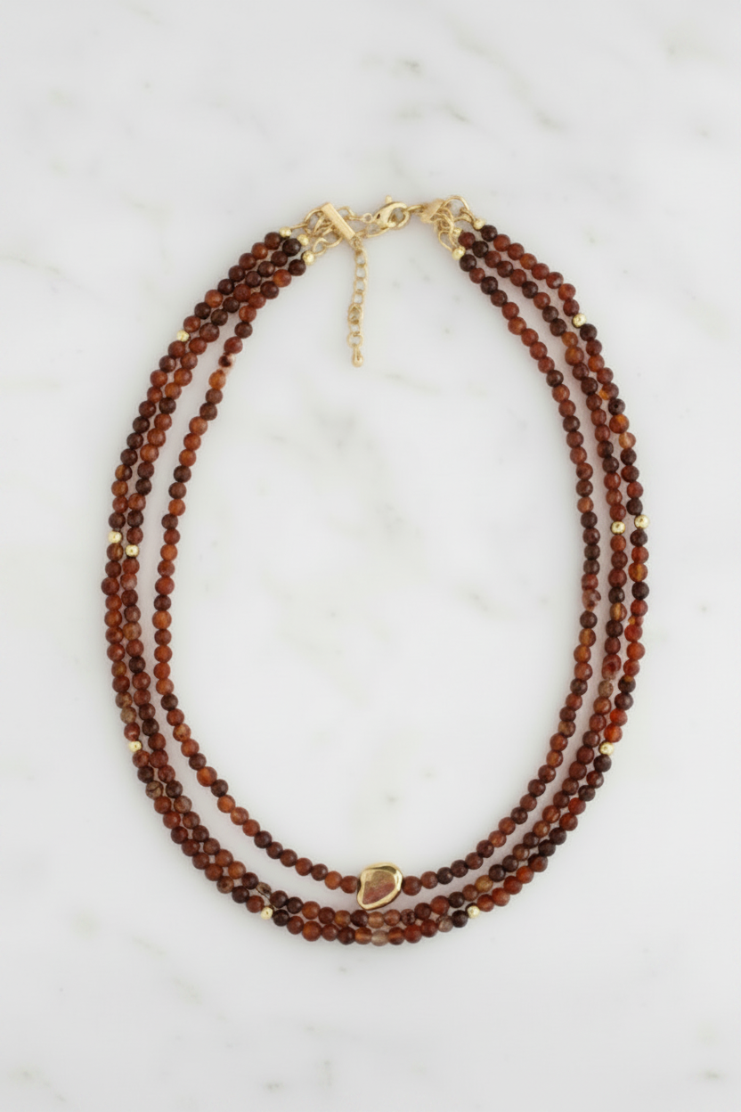 Collar Triple Layering Tierra