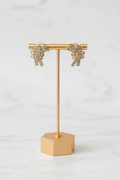 Aretes moño ZC Cuadradas