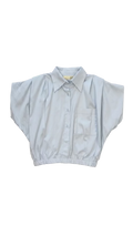 Camisa Globo Resorte Azul Cielo