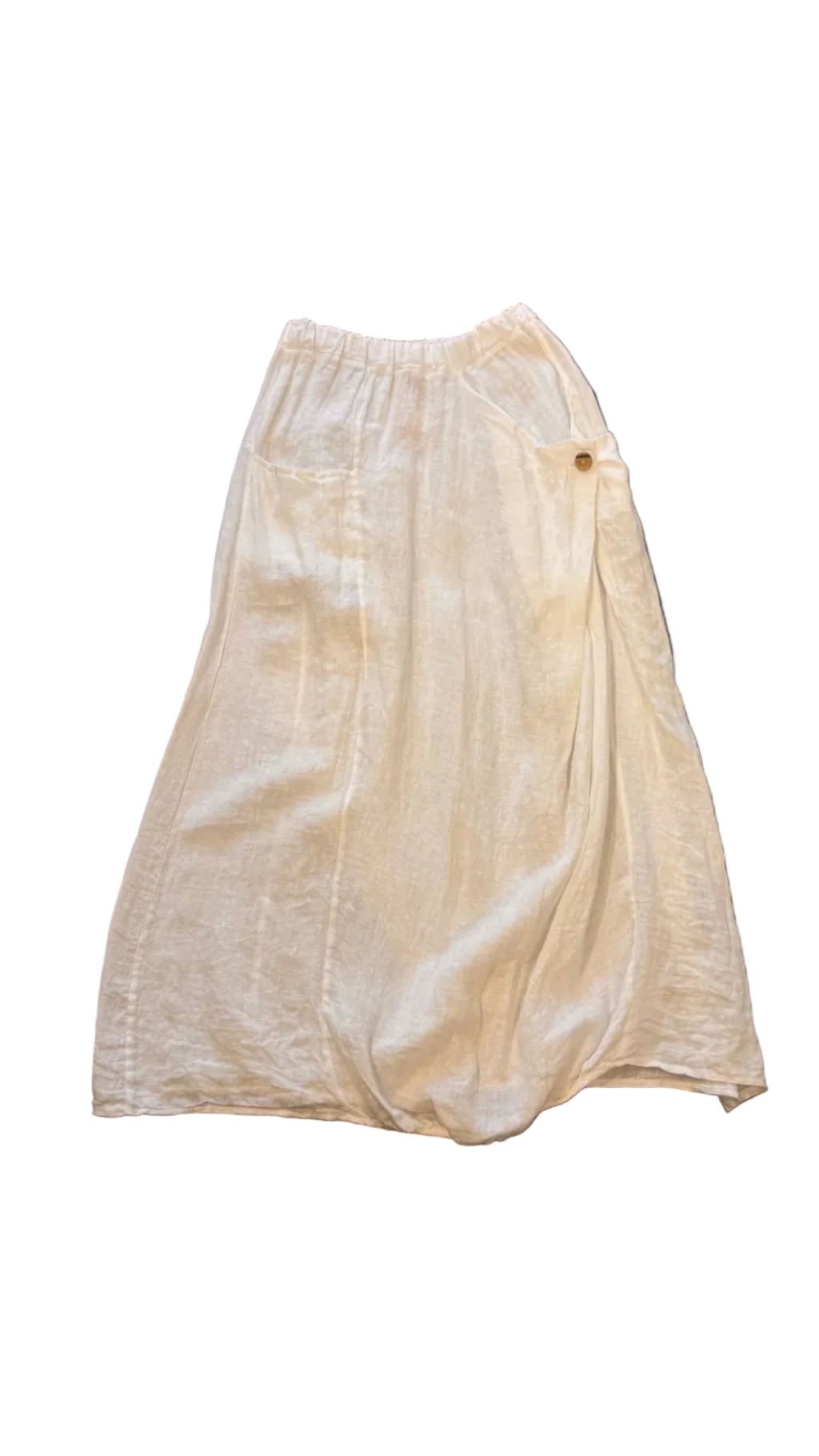 Falda Blanca Botones