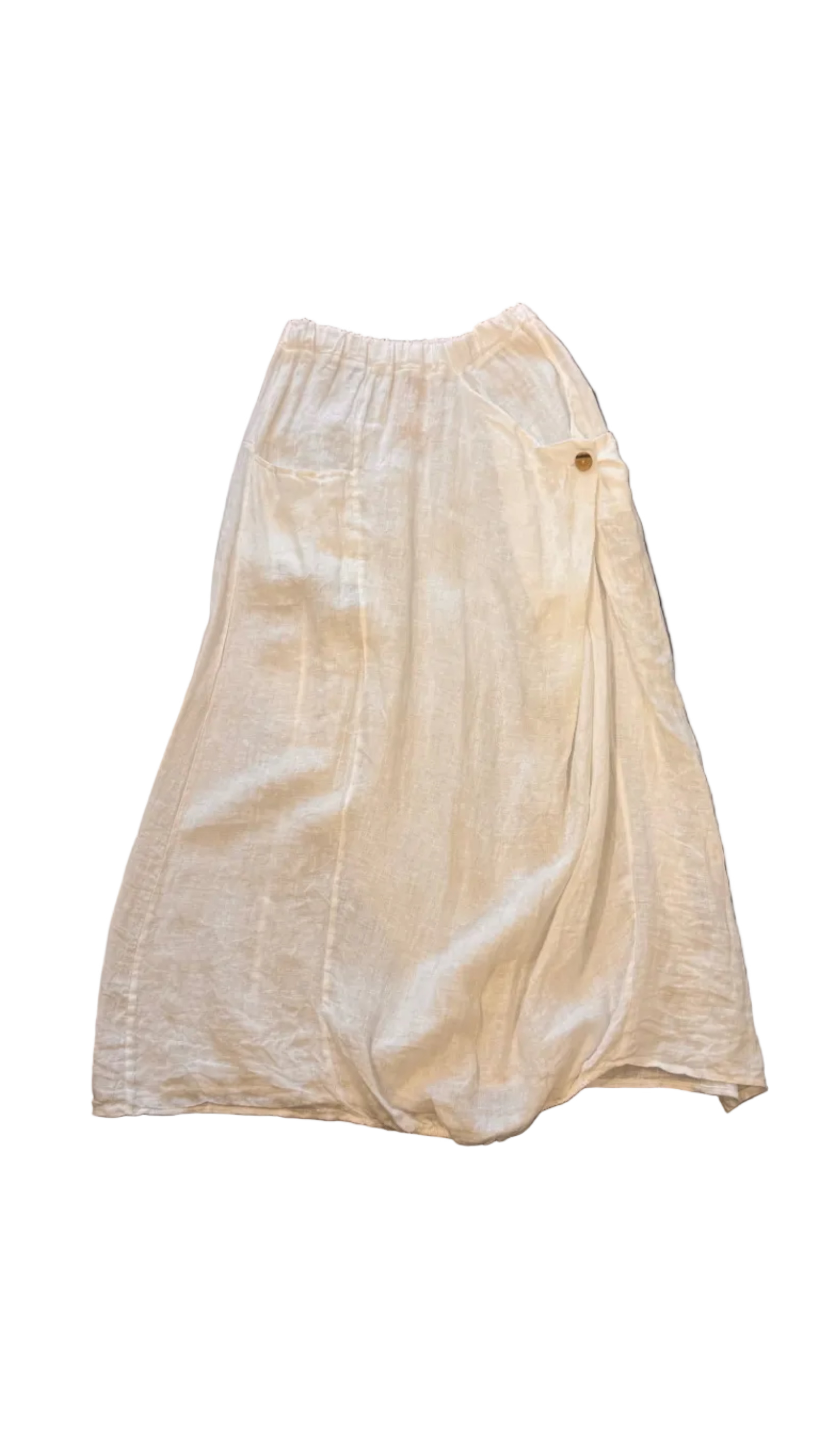 Falda Blanca Botones