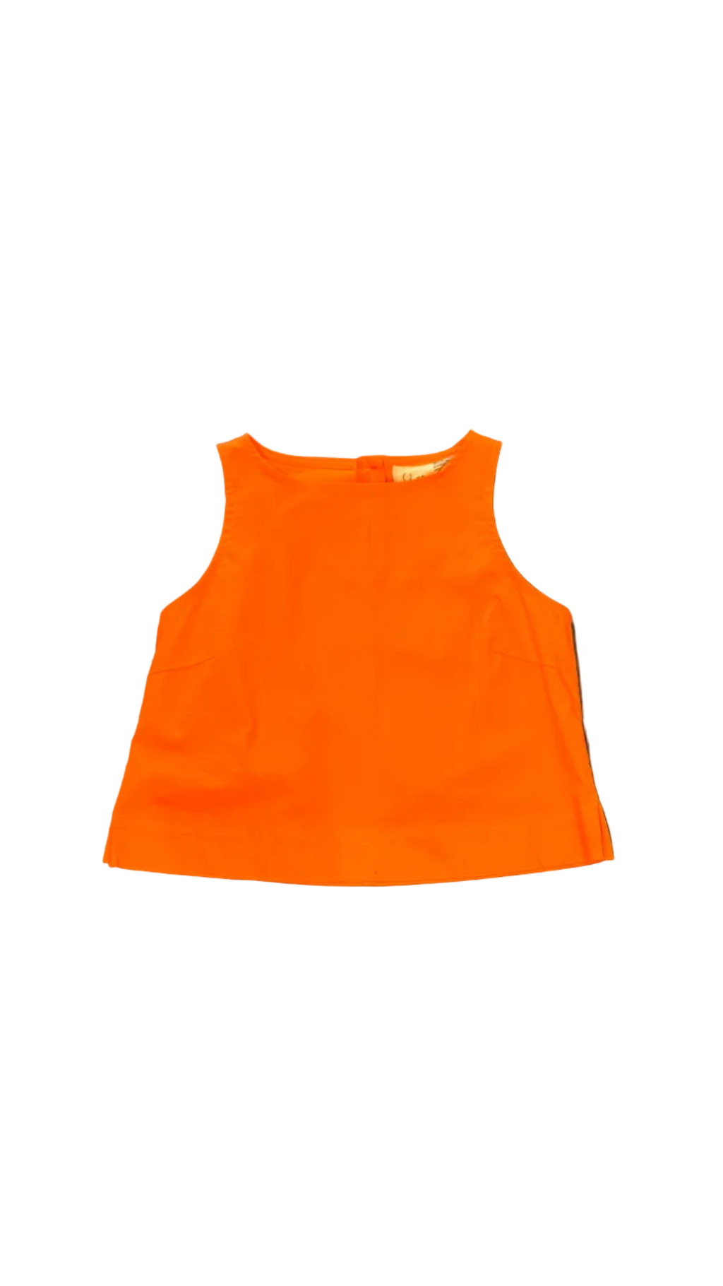 Blusa sin manga Naranja