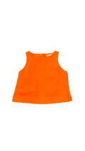 Blusa sin manga Naranja