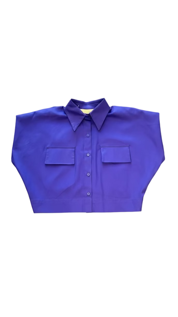 Camisa Resorte Azul Rey