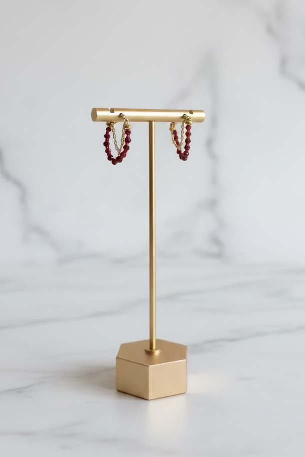 Aretes Granates y Miyukis