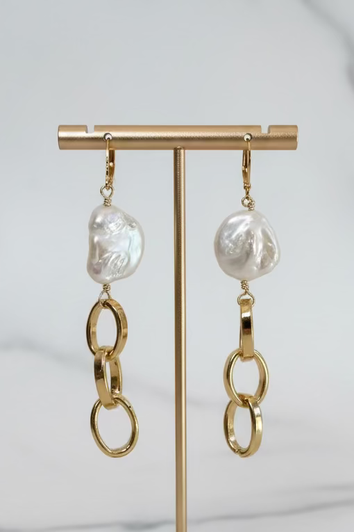 Aretes Perlas Amara