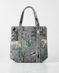 Bolso Acolchado de Algodon Indu Gris
