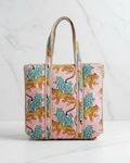 Bolso Acolchado de Algodon Indu Rosa Sheetah