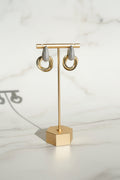 Arete Gota SP con Aros Plateados