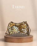Bolsa Dorada Trenzada