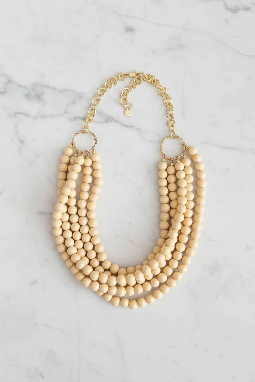 Collar Balboa Amarillo Mantequilla