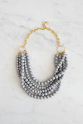 Collar Balboa Gris Pastel
