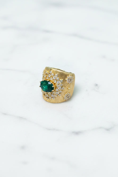 Anillo Turco Piedra Verde