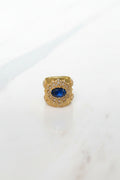 Anillo Turco Piedra Azul