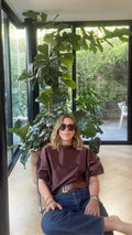 Blusa Pau Shantu Café