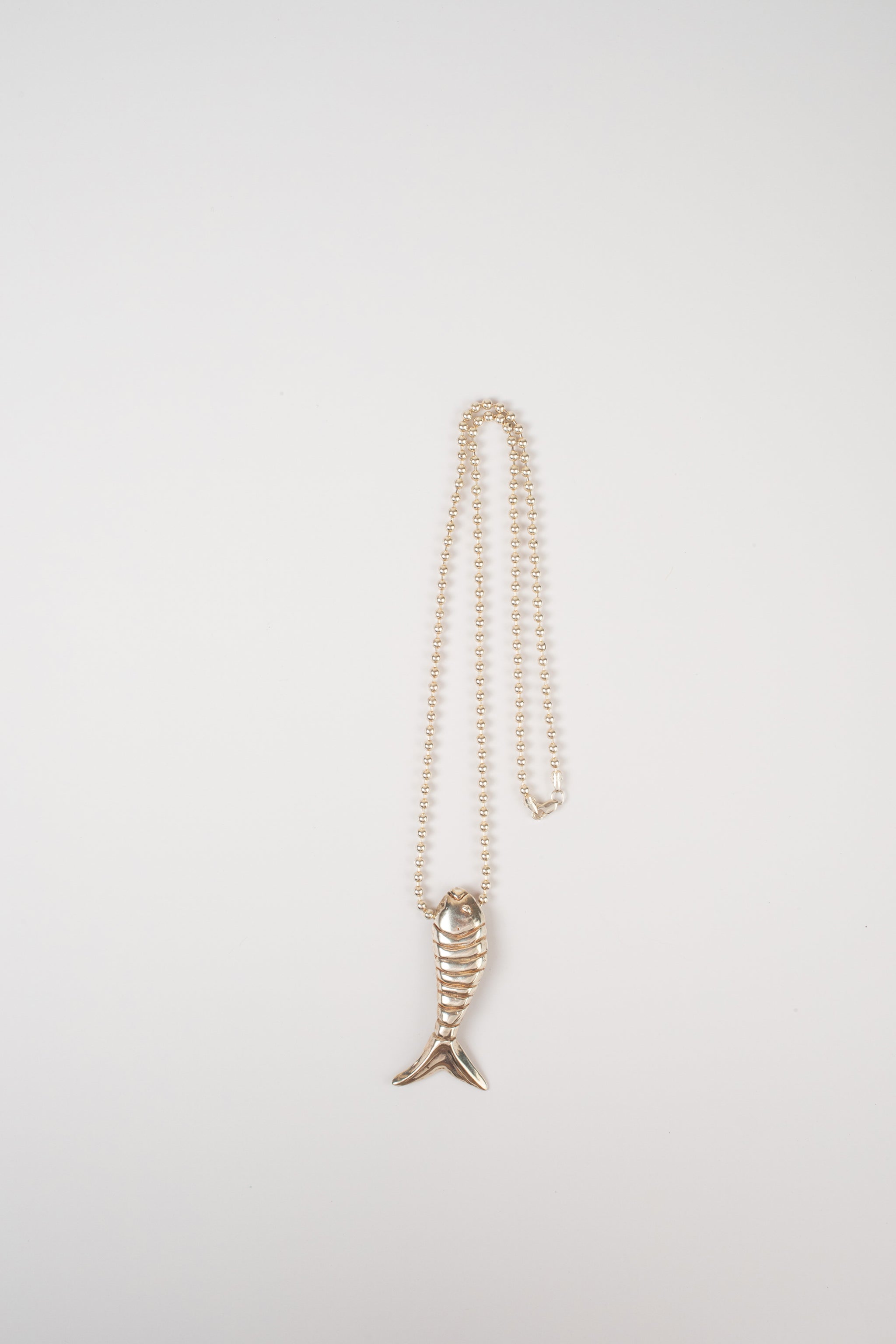 Pescado con Cadena de Plata .925