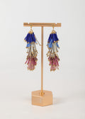 Aretes Boreal Piedras Miyuki de colores